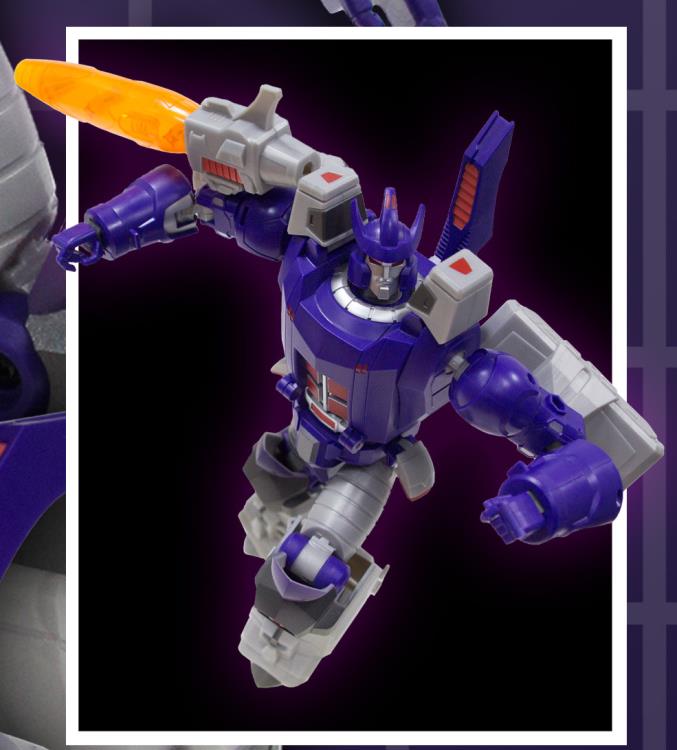 OpenPlay Big Cannon Galvatron purple robot detailed weapon display OpenPlay Big Cannon Galvatron purple robot detailed weapon display