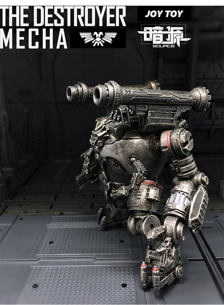 Destroyer mecha dynamic action pose showcase Destroyer mecha dynamic action pose showcase