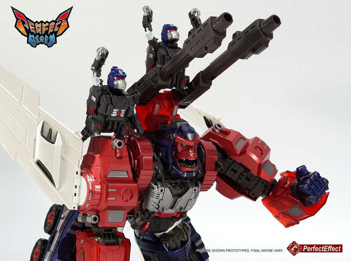 Perfect Effect robot upgrade with multiple armor pieces Perfect Effect robot upgrade with multiple armor pieces