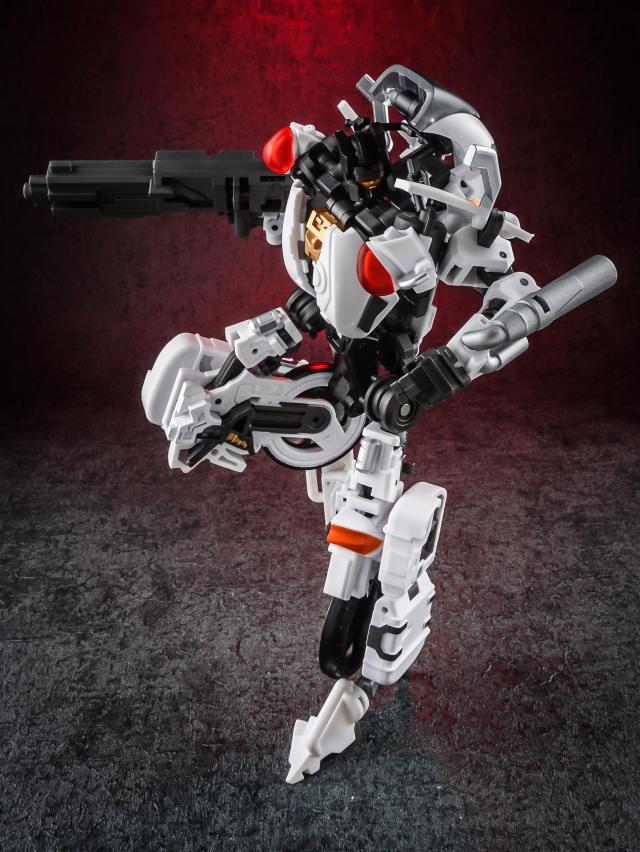 Yes Model Axle Groove robot motorcycle form standing side angle Yes Model Axle Groove robot motorcycle form standing side angle