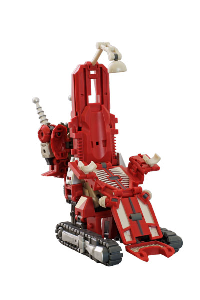 Kaon mecha figure in robot mode with articulated limbs Kaon mecha figure in robot mode with articulated limbs