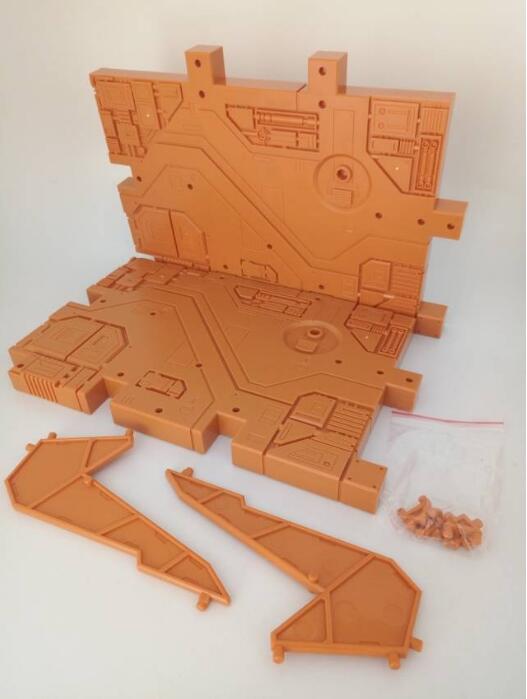 Zeta-EX orange base platform with circuit patterns Zeta-EX orange base platform with circuit patterns