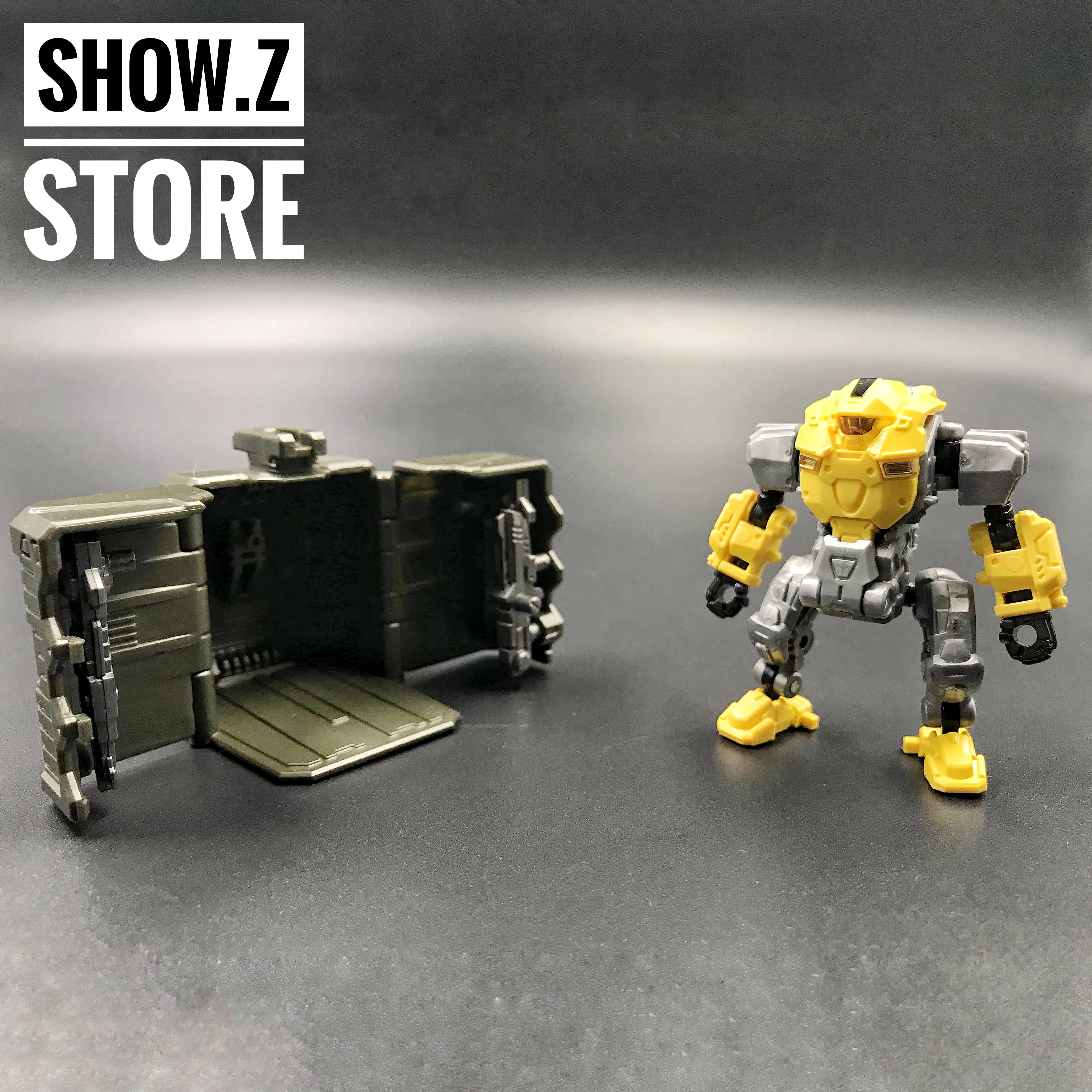 MechFansToys Lost Planet Powered suit DA02 Special Edition yellow black robot compact MechFansToys Lost Planet Powered suit DA02 Special Edition yellow black robot compact
