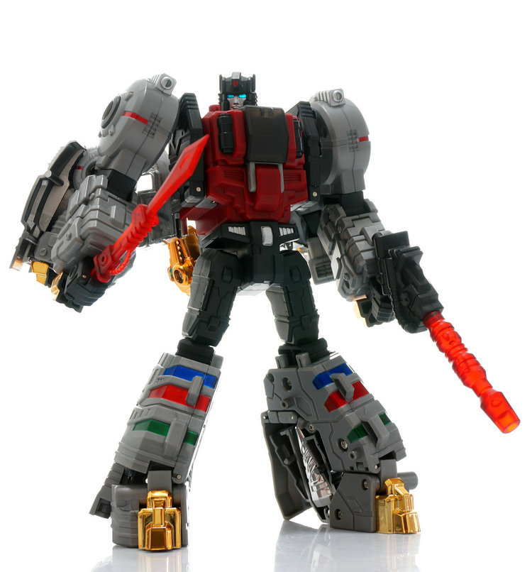 Muddy Sludge robot with white panels and wings Muddy Sludge robot with white panels and wings