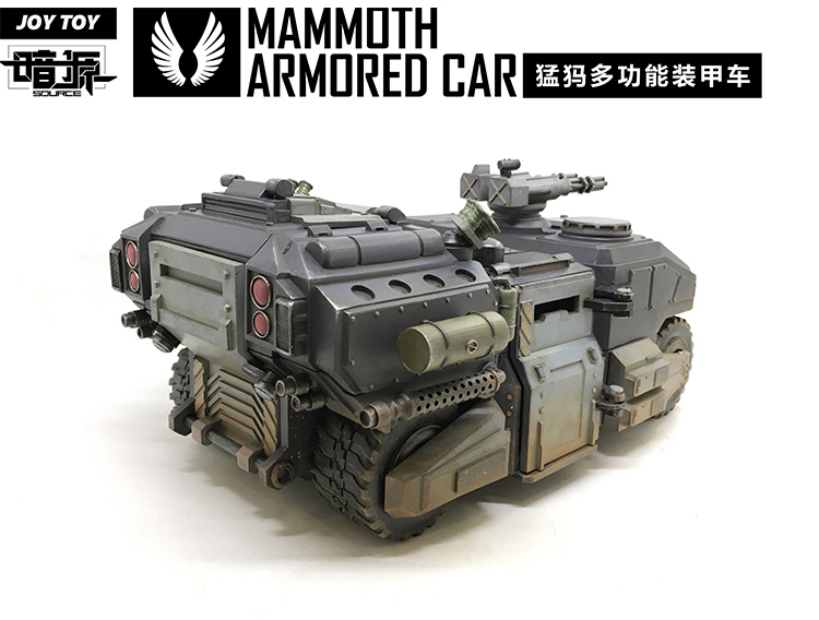 Mammoth armored car with articulated turret and weapons Mammoth armored car with articulated turret and weapons