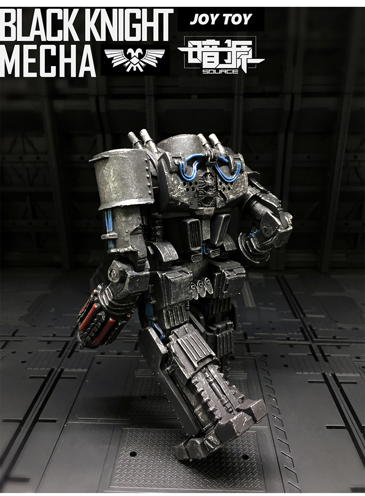 Black Knight mecha close-up of upper body and head Black Knight mecha close-up of upper body and head