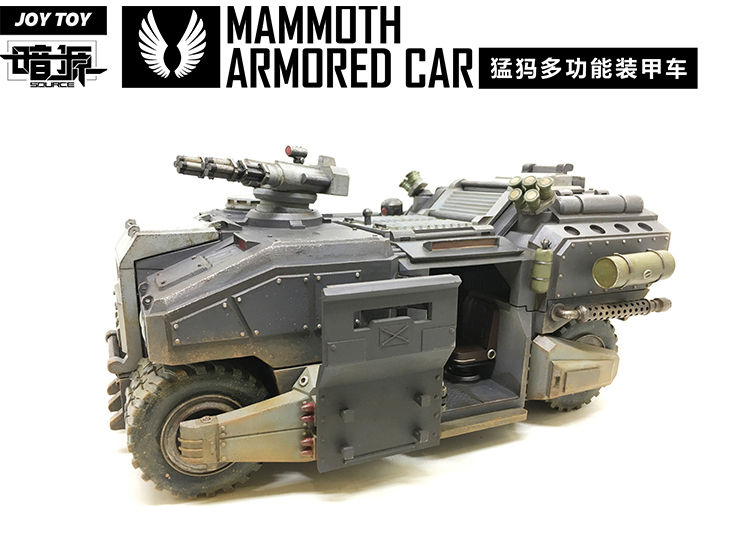 Acid Rain Mammoth vehicle with detailed armor plating Acid Rain Mammoth vehicle with detailed armor plating