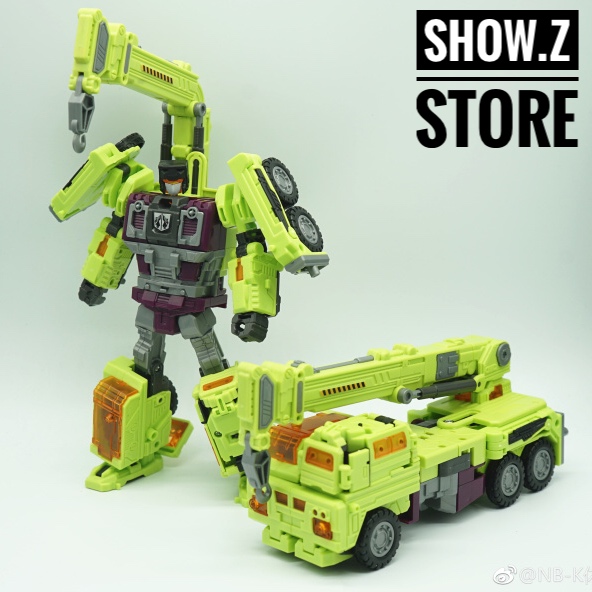 NBK Crane Hook green yellow construction equipment transformer NBK Crane Hook green yellow construction equipment transformer