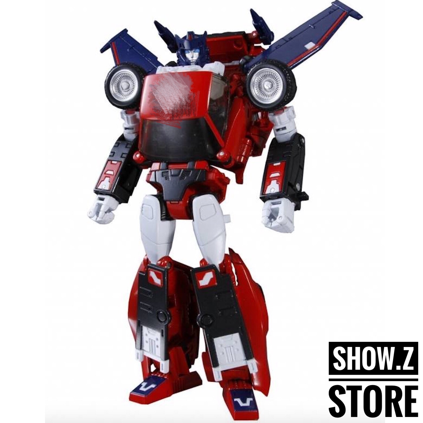 4th Party Masterpiece MP-26 Road Rage red robot front view 4th Party Masterpiece MP-26 Road Rage red robot front view