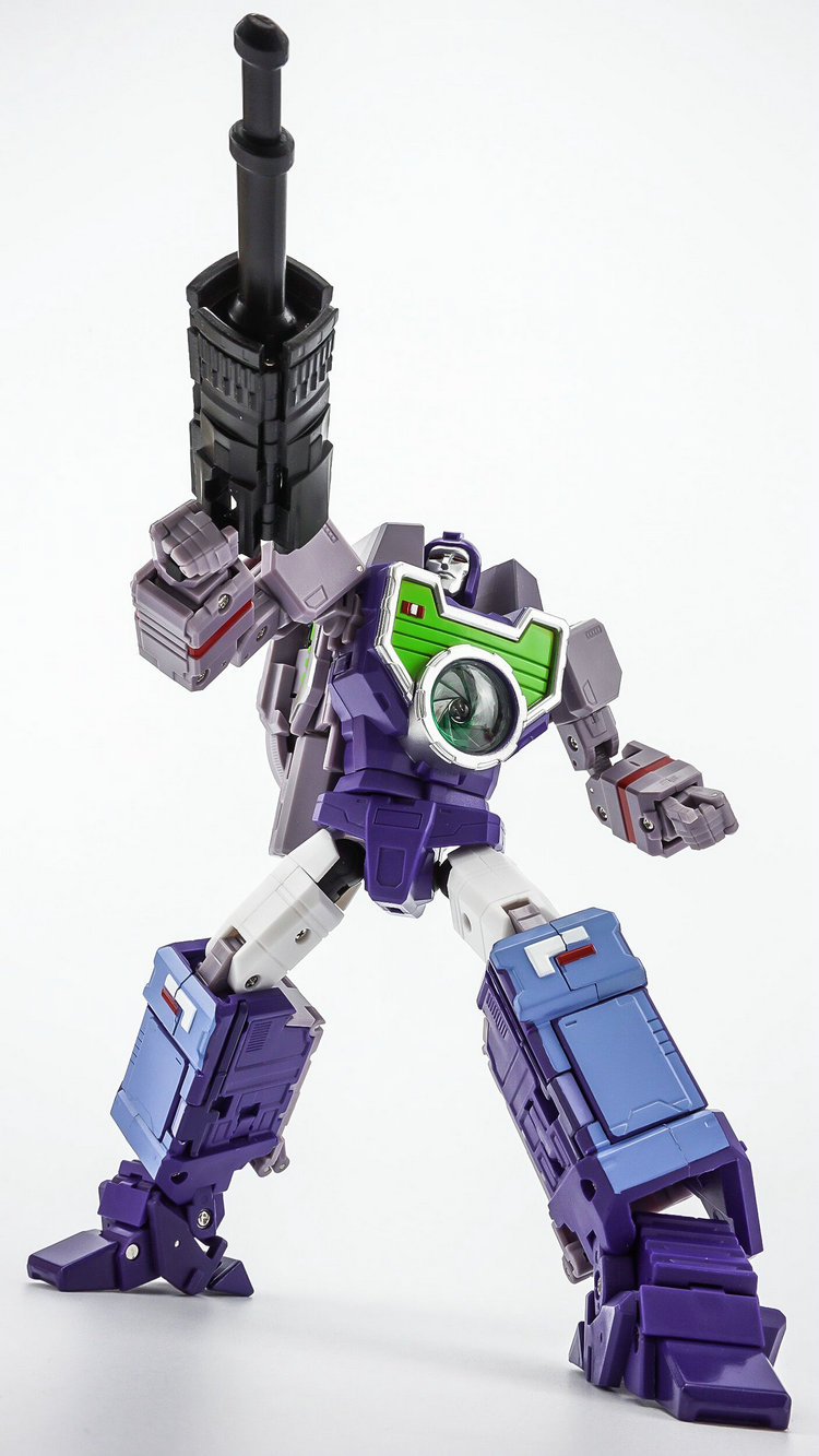 KFC Toys E.A.V.I Metal Phase Reflector robot with black radio antenna accessory KFC Toys E.A.V.I Metal Phase Reflector robot with black radio antenna accessory