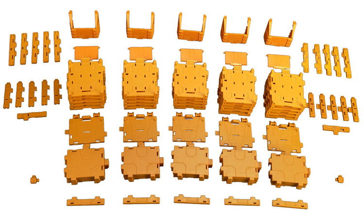 Orange BG-A background stand with five mounting pegs and storage pockets Orange BG-A background stand with five mounting pegs and storage pockets