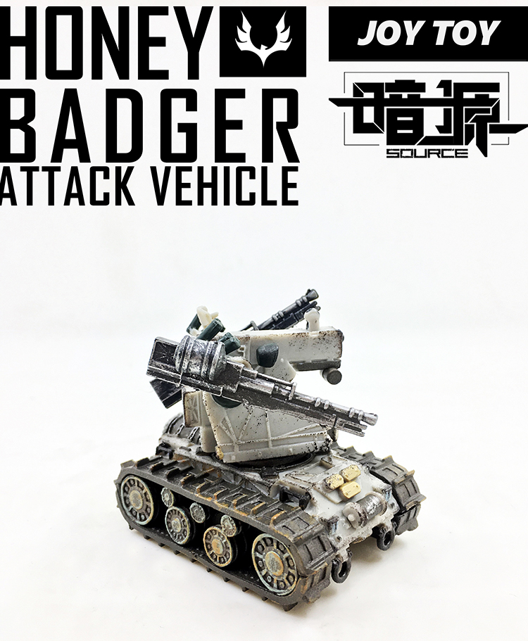 AZ-A1 Honey Badger armored tank with rotating turret and weapons AZ-A1 Honey Badger armored tank with rotating turret and weapons