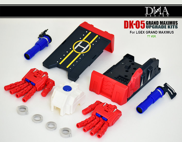 DNA Design DK-05 Grand Maximus upgrade parts kit organized DNA Design DK-05 Grand Maximus upgrade parts kit organized