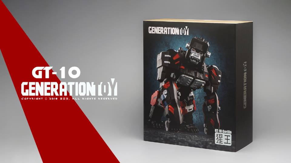 T-Beast box packaging showing Generation Toy branding and details T-Beast box packaging showing Generation Toy branding and details
