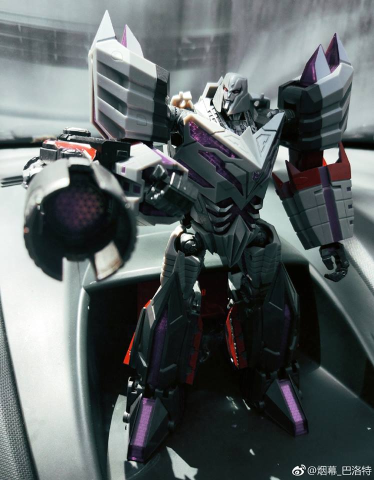 Megatron with purple and black color scheme and large sword Megatron with purple and black color scheme and large sword