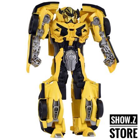 Yellow and black Bumblebee robot toy in vehicle mode Yellow and black Bumblebee robot toy in vehicle mode