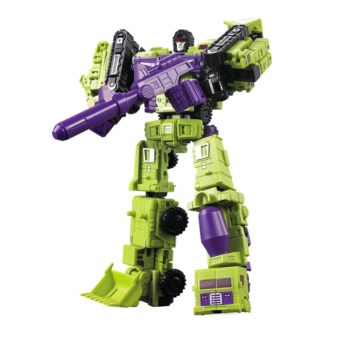 Weijiang Nuclear Warrior Devastator green purple yellow robot Weijiang Nuclear Warrior Devastator green purple yellow robot