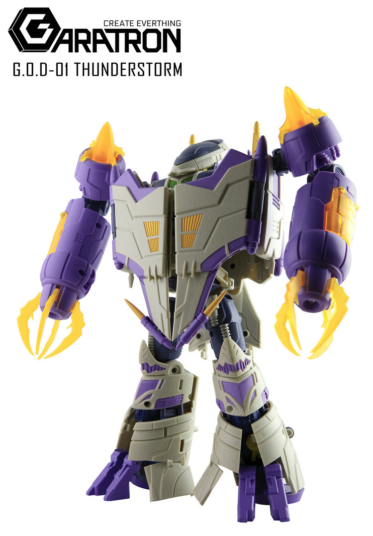 Purple winged robot with articulated arms and details Purple winged robot with articulated arms and details