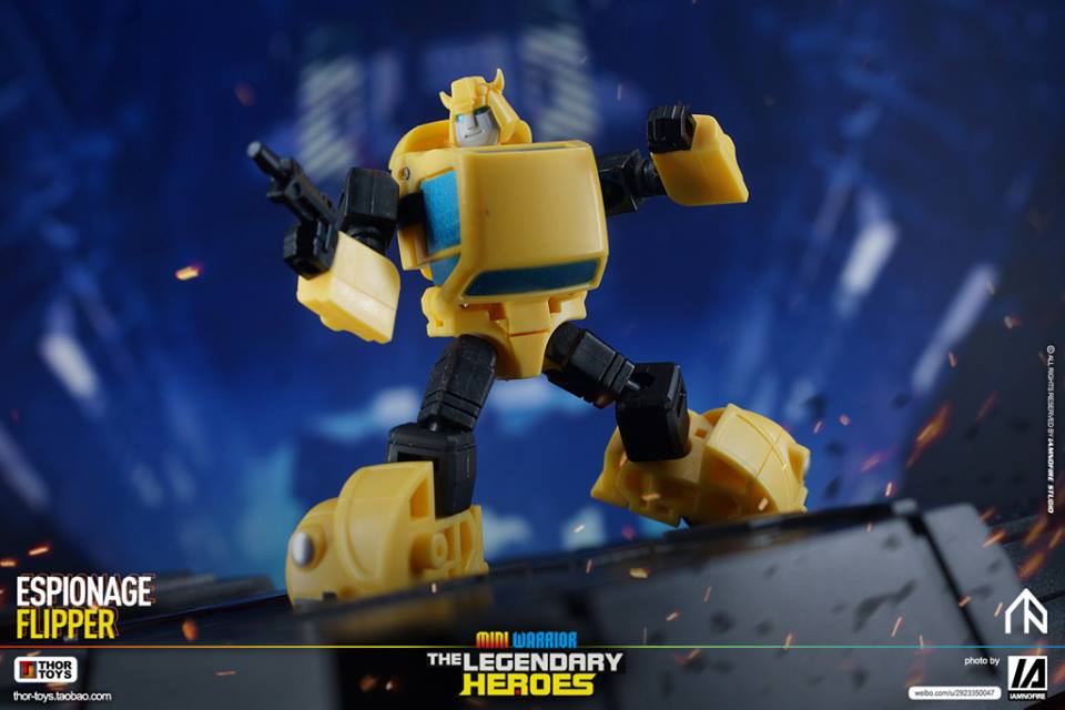 Yellow character armed with black rifle weapon Yellow character armed with black rifle weapon