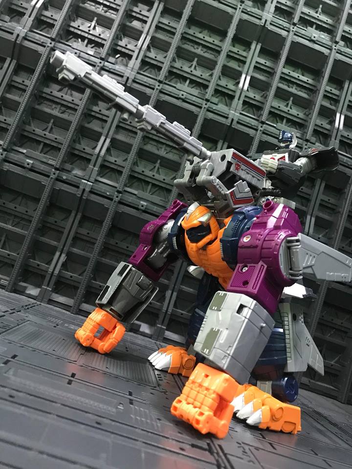 PP-27 robot mode with purple accents and military configuration PP-27 robot mode with purple accents and military configuration