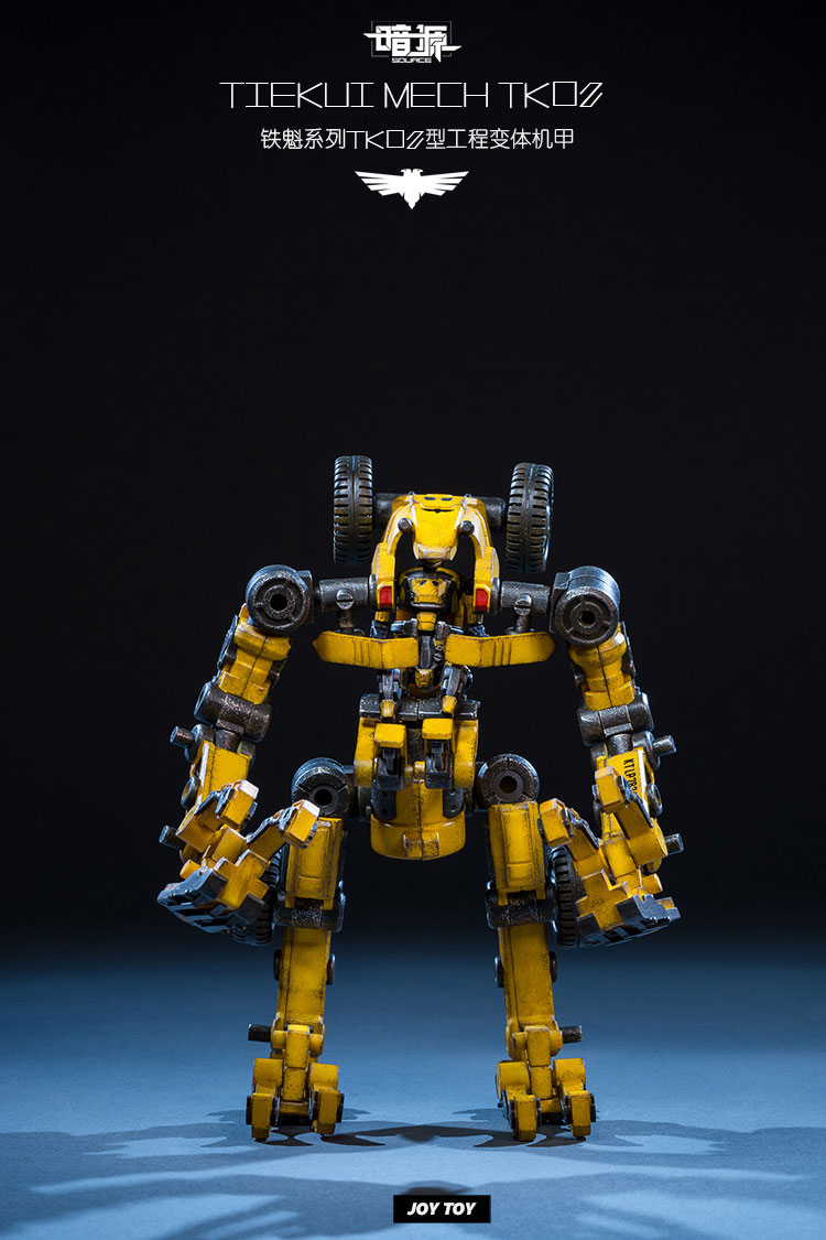 JoyToy Acid Rain Mecha TK02 Tiekui engineering mech tall stance with light weapons JoyToy Acid Rain Mecha TK02 Tiekui engineering mech tall stance with light weapons