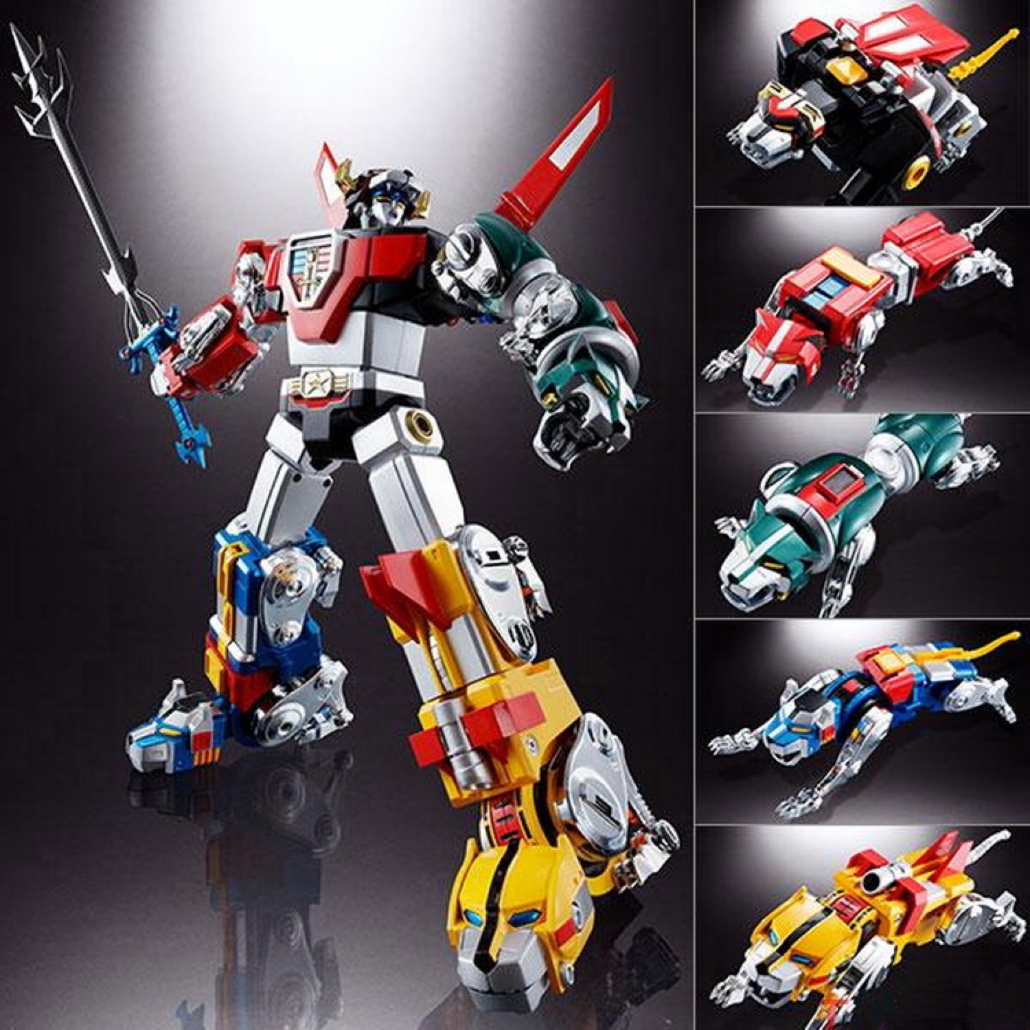 Yellow and white Voltron lion robot transformation mode Yellow and white Voltron lion robot transformation mode