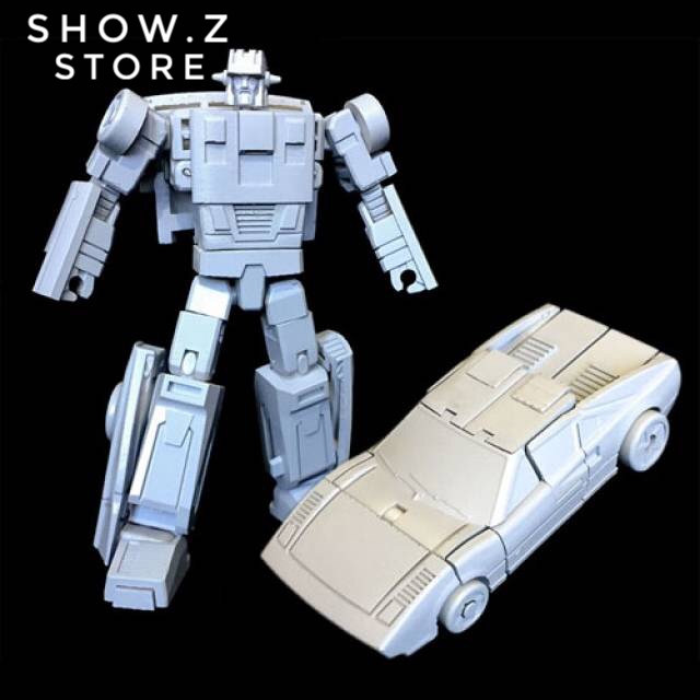 Magic Square MS-B15 Collide Wildrider robot toy with white and gray color scheme Magic Square MS-B15 Collide Wildrider robot toy with white and gray color scheme