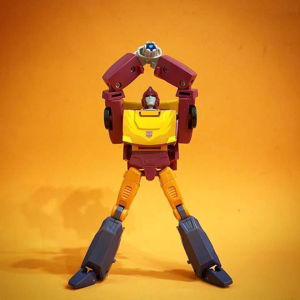 Papa Toys PPT-04 Hot Rod Hot Break red yellow and black robot transformer Papa Toys PPT-04 Hot Rod Hot Break red yellow and black robot transformer