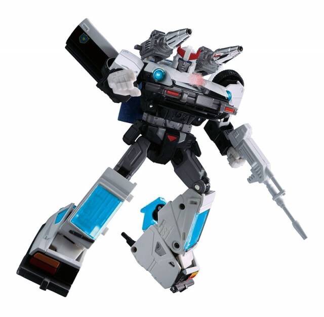 White blue red mecha robot with tactical armor configuration White blue red mecha robot with tactical armor configuration
