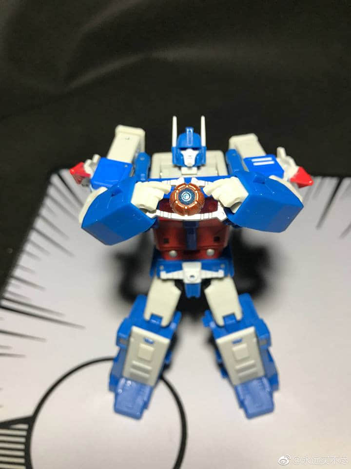 Sergeant Defensor robot truck in transformation pose Sergeant Defensor robot truck in transformation pose