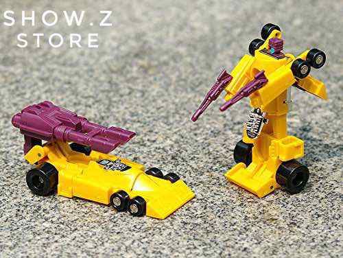 Complete set of yellow purple and blue combiner robot components Complete set of yellow purple and blue combiner robot components