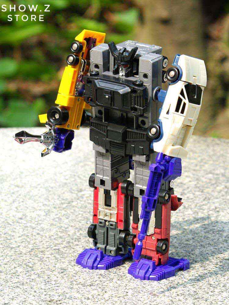 Multiple small G1-style transformer robot figures in various colors Multiple small G1-style transformer robot figures in various colors
