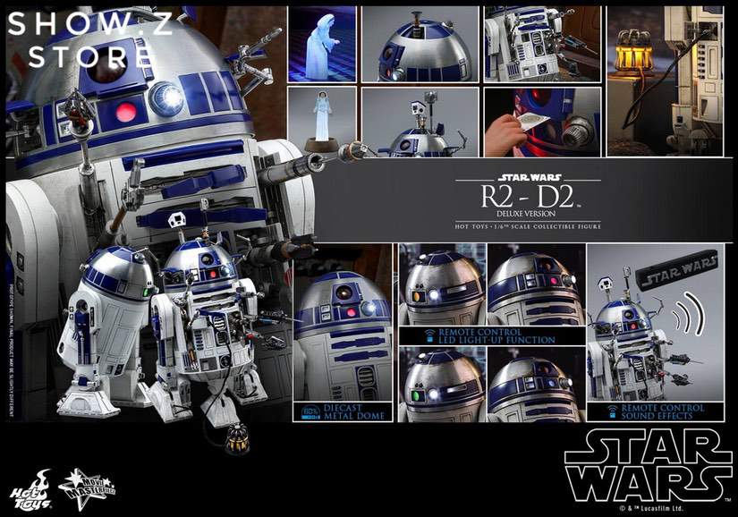 Hot Toys R2-D2 full figure with light-up features Hot Toys R2-D2 full figure with light-up features