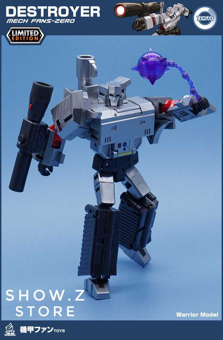 Megatron figure with glowing purple sphere transformation accessory Megatron figure with glowing purple sphere transformation accessory