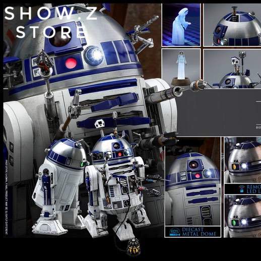 Hot Toys 1/6 R2-D2 Star Wars droid upper body detail Hot Toys 1/6 R2-D2 Star Wars droid upper body detail