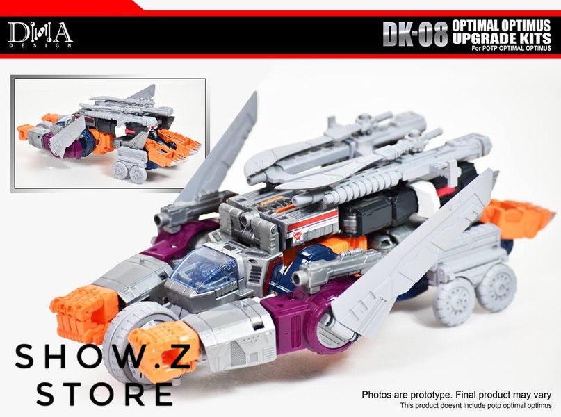 Upgrade kit components with multiple orange attachment pieces Upgrade kit components with multiple orange attachment pieces