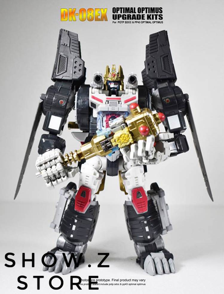 DNA Design DK-08EX upgrade kit with robot figure transformation DNA Design DK-08EX upgrade kit with robot figure transformation