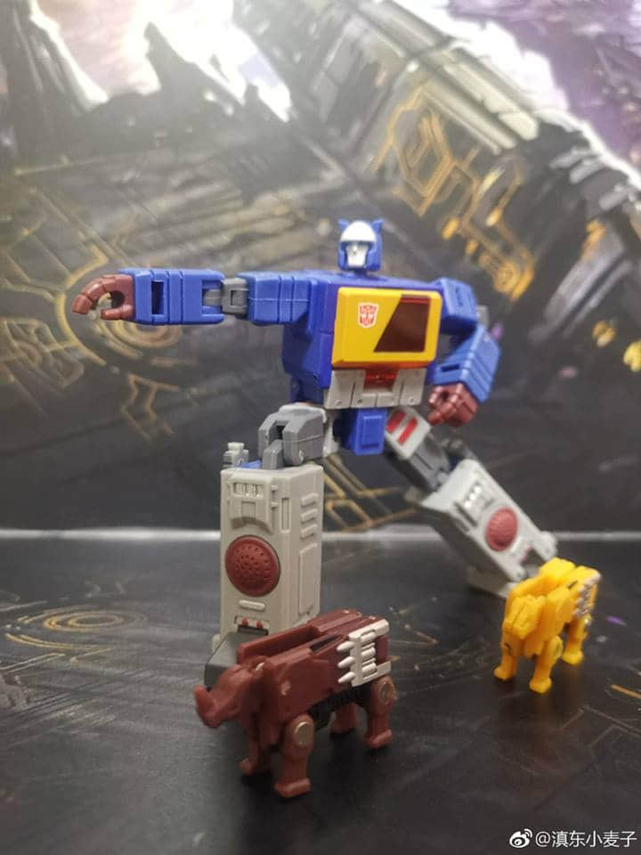 Detailed rear and side panels of robot mode Detailed rear and side panels of robot mode