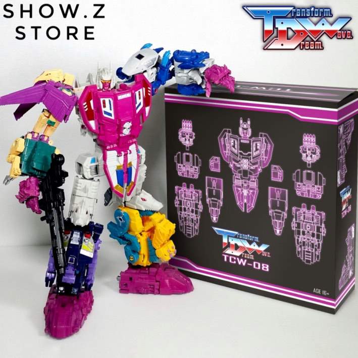 TCW-08 Abominus upgrade kit five robot members with boxes TCW-08 Abominus upgrade kit five robot members with boxes