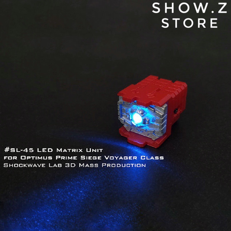 Shockwave Lab SL-45 LED Matrix Unit blue glow Optimus upgrade Shockwave Lab SL-45 LED Matrix Unit blue glow Optimus upgrade