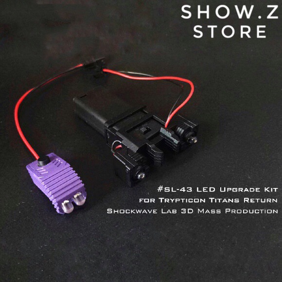 Shockwave Lab SL-43 LED Upgrade Kit purple red glow Trypticon Shockwave Lab SL-43 LED Upgrade Kit purple red glow Trypticon