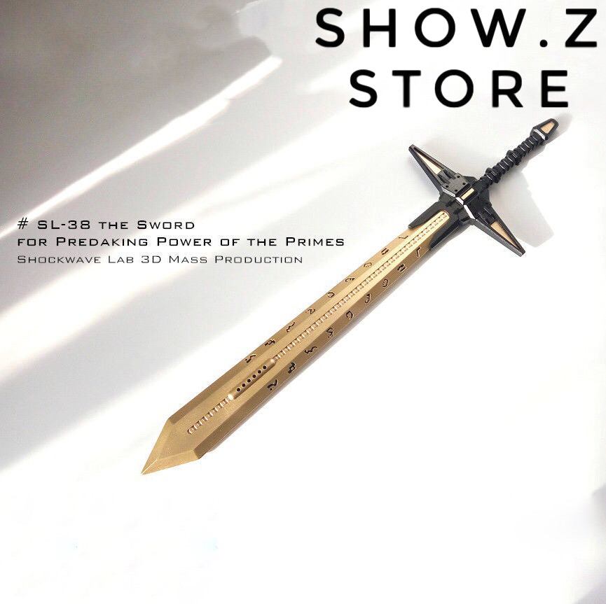 Shockwave Lab SL-38 Sword bronze gold blade weapon upgrade Shockwave Lab SL-38 Sword bronze gold blade weapon upgrade