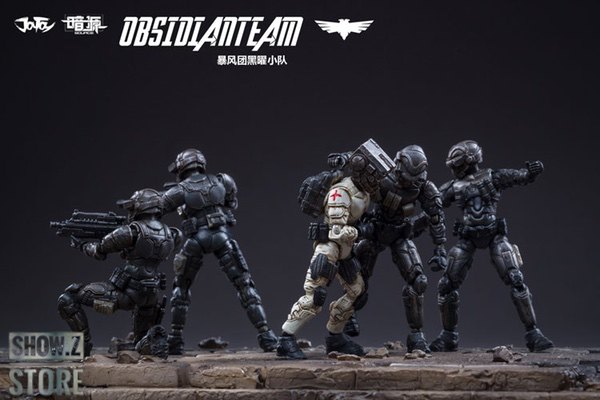 JoyToy Source Acid Rain Obsidian Team military action figure set JoyToy Source Acid Rain Obsidian Team military action figure set