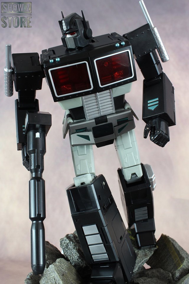 Transform Element TE-01B Masterpiece Nemesis Prime black robot detailed figure photography Transform Element TE-01B Masterpiece Nemesis Prime black robot detailed figure photography