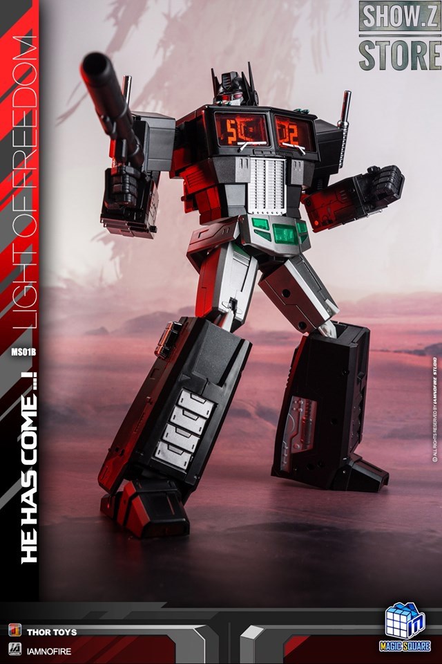 MS-01B Nemesis Prime in full robot mode pose display MS-01B Nemesis Prime in full robot mode pose display