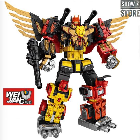 WeiJiang Complete Set of 5 Sky Soarer Rampage Predaking combiner robot WeiJiang Complete Set of 5 Sky Soarer Rampage Predaking combiner robot