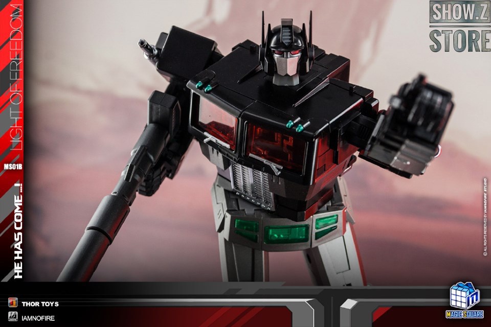 Black Nemesis Prime with detailed mech armor and weapons Black Nemesis Prime with detailed mech armor and weapons