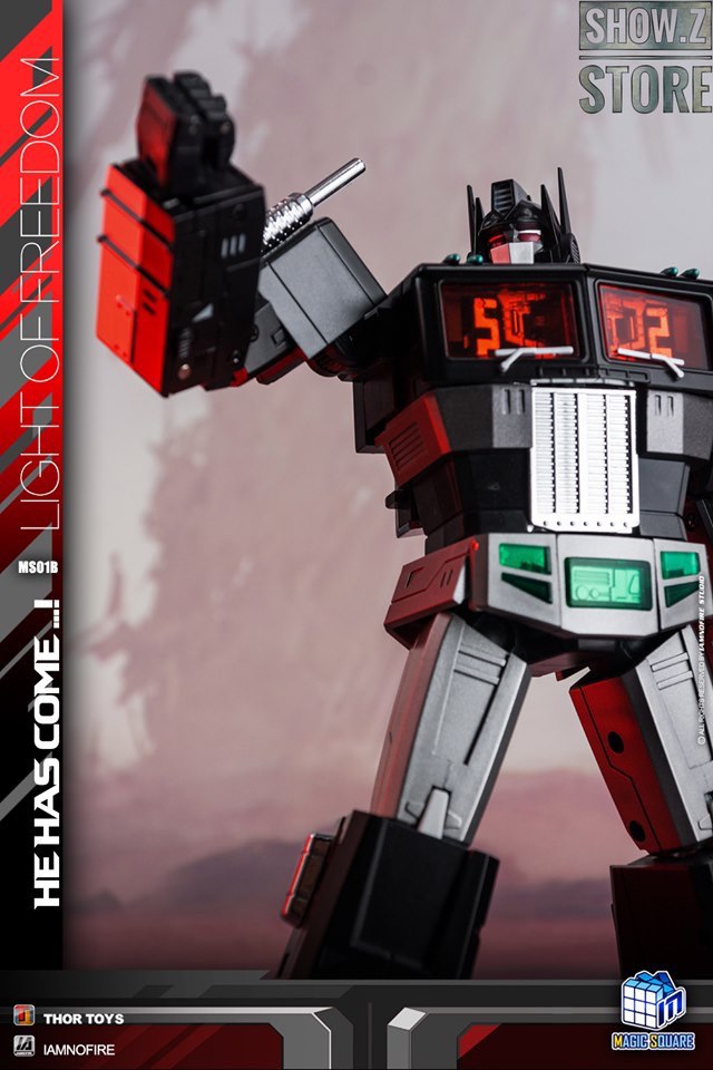 Nemesis Prime action figure with shield and rifle equipment Nemesis Prime action figure with shield and rifle equipment