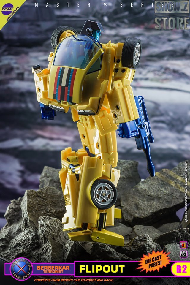 Wildrider robot figure showing detailed articulation and proportions Wildrider robot figure showing detailed articulation and proportions