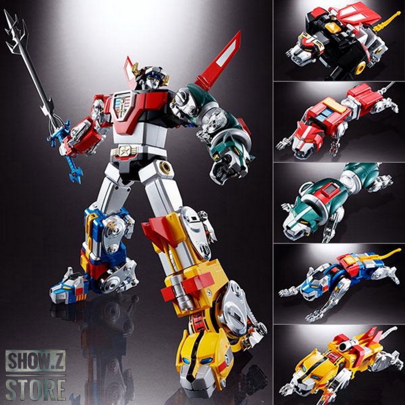 Fantasy Jewel Voltron Defender full assembled combiner with five lion components Fantasy Jewel Voltron Defender full assembled combiner with five lion components